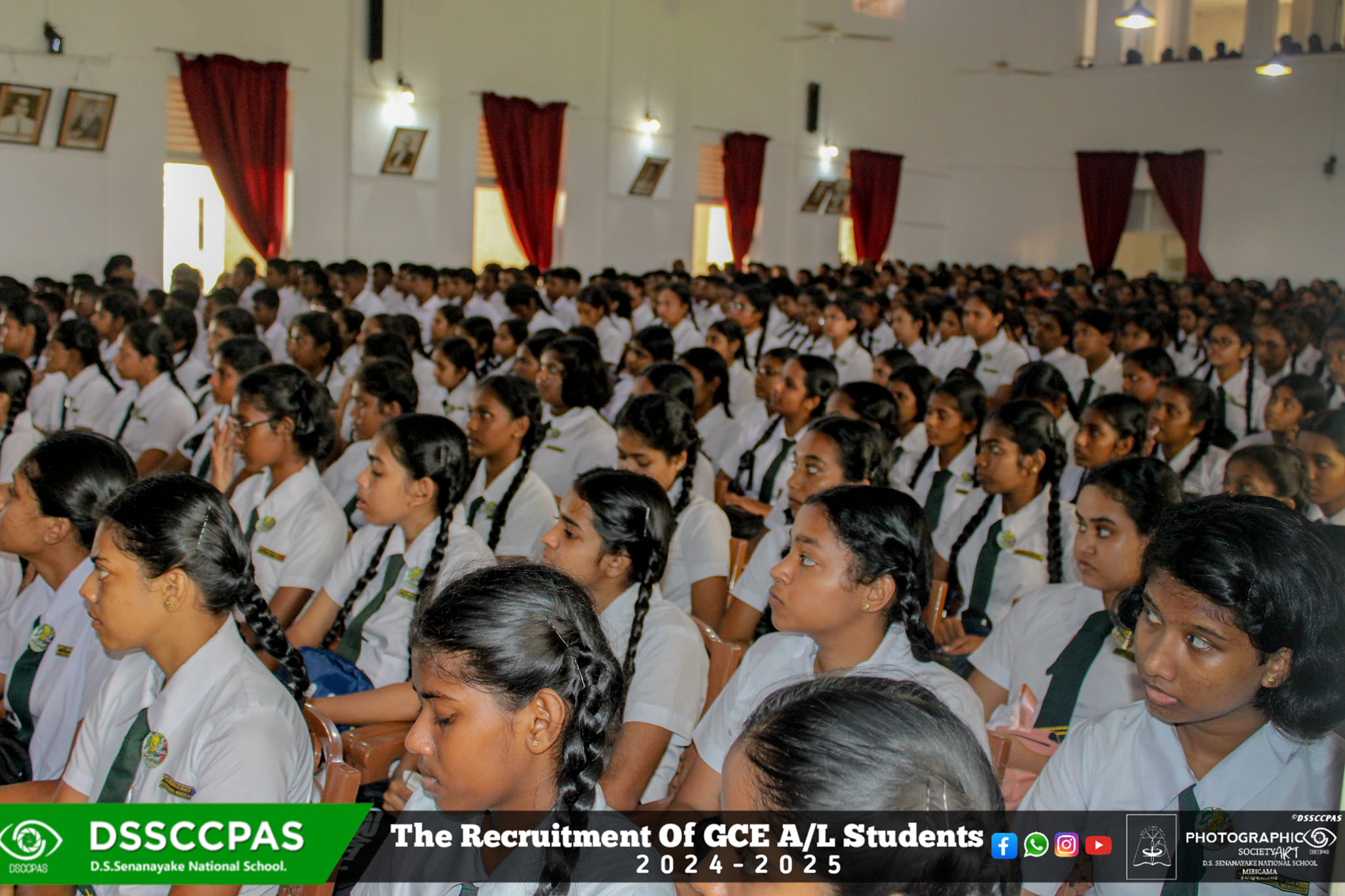 The Recruitment Of GCE A/L Students 2024/2025
